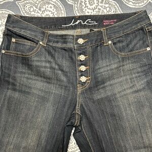 Inc Denim, Dark wash, Bootcut Size 8